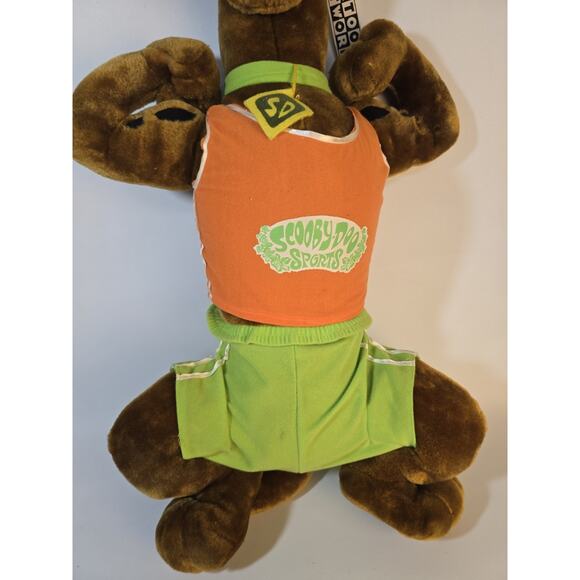 Scooby Doo Sports Dog Cartoon Network 1998 Stuffed Toy Flexing Muscles - Picture 2 of 12